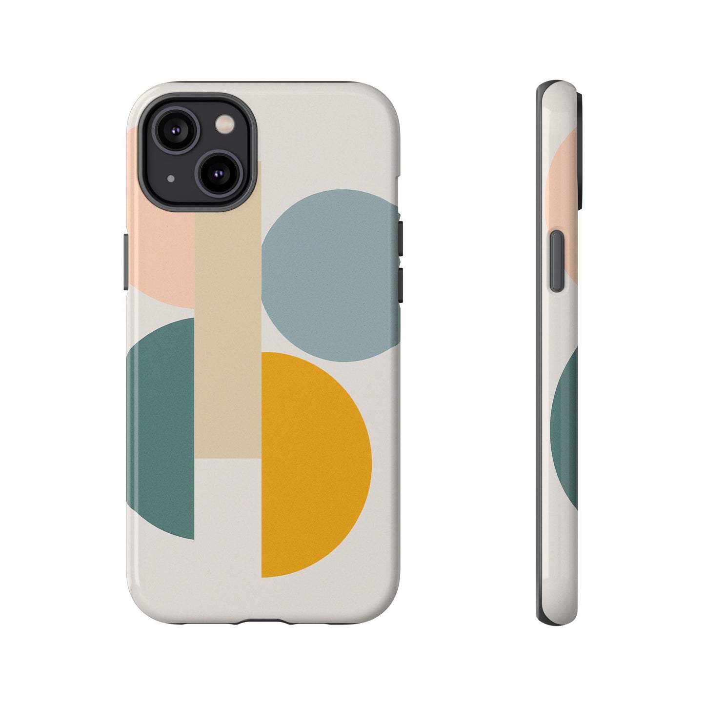 Minimalist Geometric Phone Case, Stylish Protective Cover for Phones, Modern Design, Gift for Him/Her, Trendy Tech Accessory