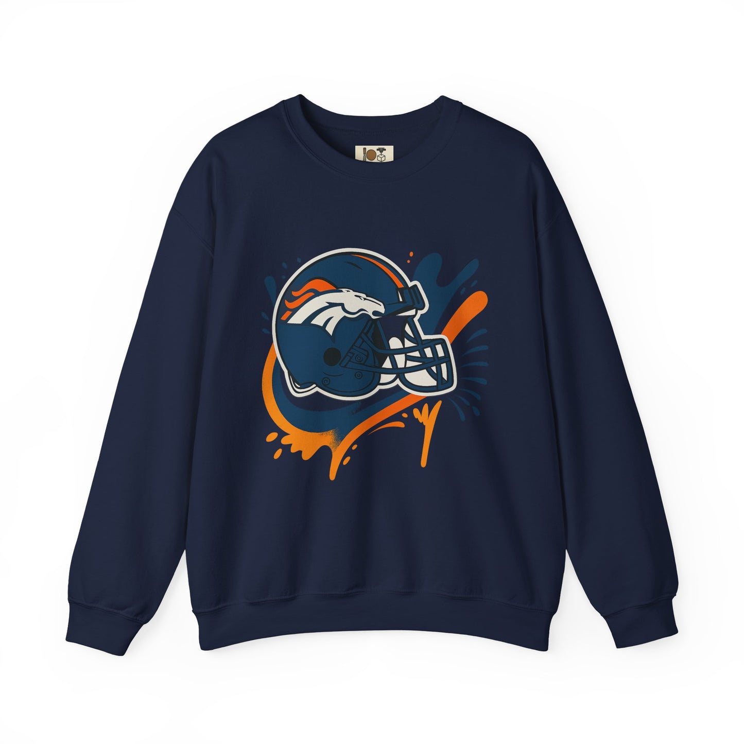 Denver Broncos Crewneck Sweatshirt, Football Fan Gear, Unisex Sports Apparel, Game Day Outfit, Perfect Gift for Fans