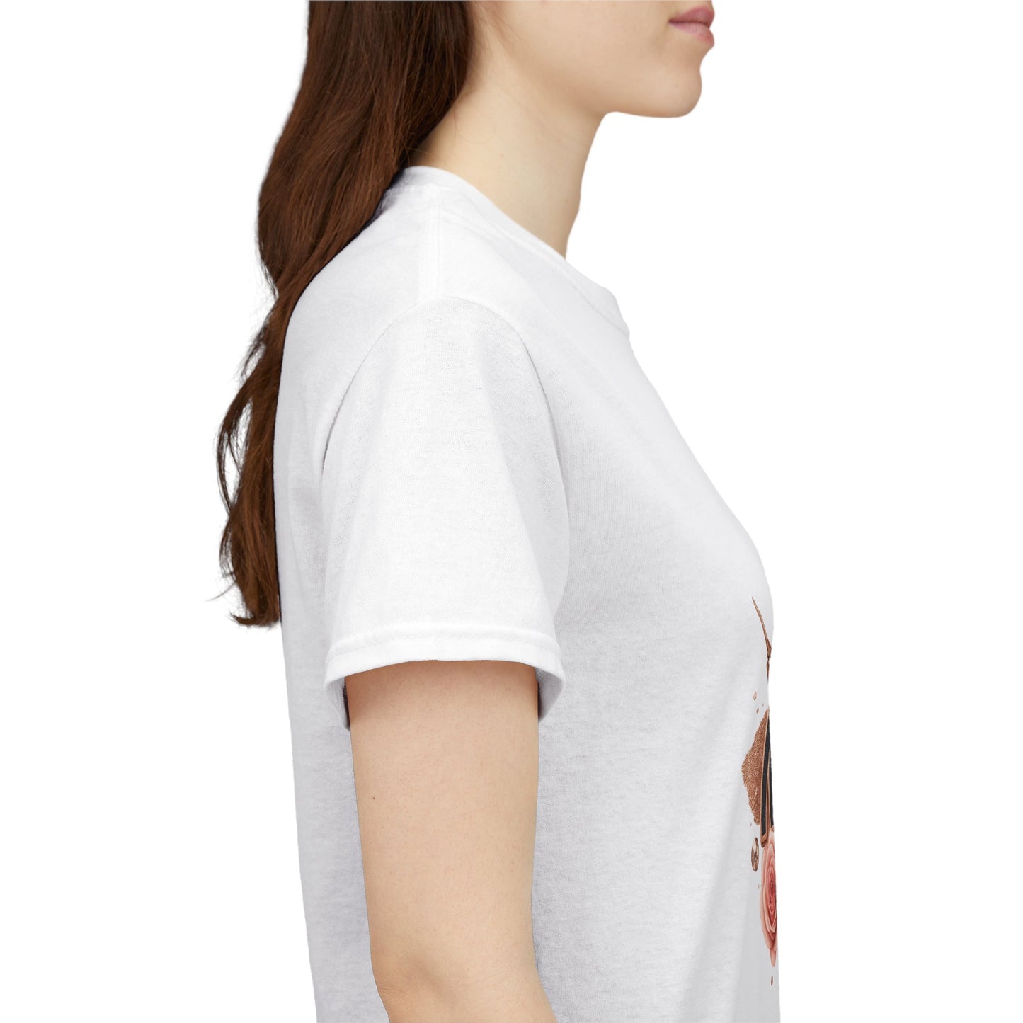 Nurse Heavy Cotton Tee | Gift for Nurses, Nurse Appreciation, Medical Tee, Healthcare Worker Gift, Floral Nurse Design