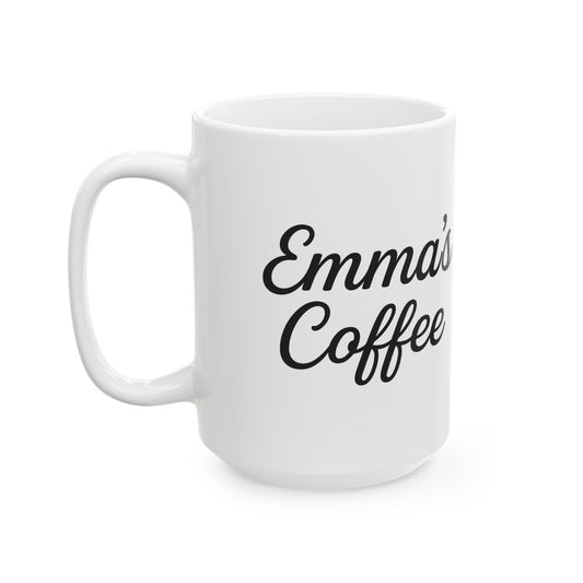 Personalized Ceramic Mug for Coffee Lovers, Customizable Drinkware, Gift for Friends, Unique Kitchenware, Coffee Cup for Home
