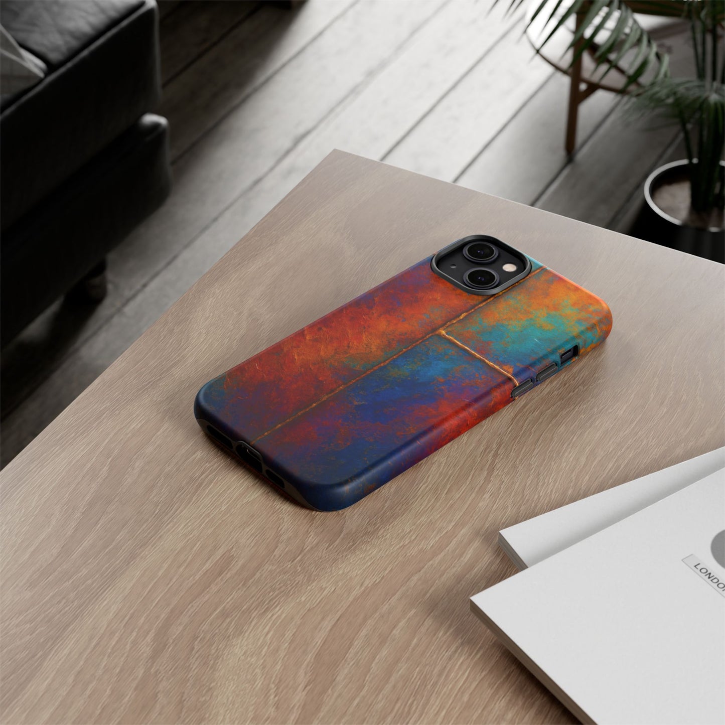 Vibrant Phone Case, Colorful Tough Case Cover, Artistic Phone Protector, Unique Smartphone Accessories, Gift for Tech Lovers