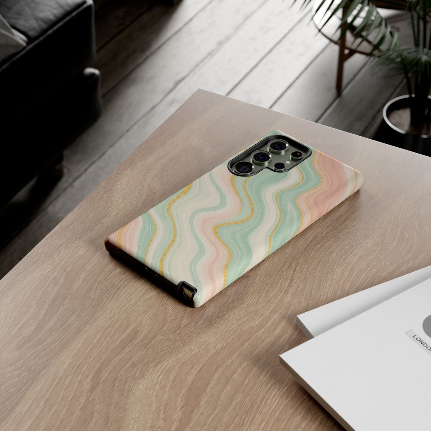 Stylish Phone Case with Abstract Design, Tough Cases for Trendy Protection, Unique Phone Accessories, Gift for Her, Modern Tech Style
