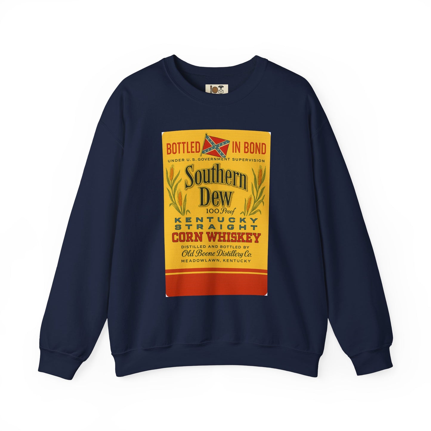 Southern Dew Whiskey Crewneck Sweatshirt | Cozy Unisex Pullover for Parties, Gifting, Birthdays, Whiskey Lovers