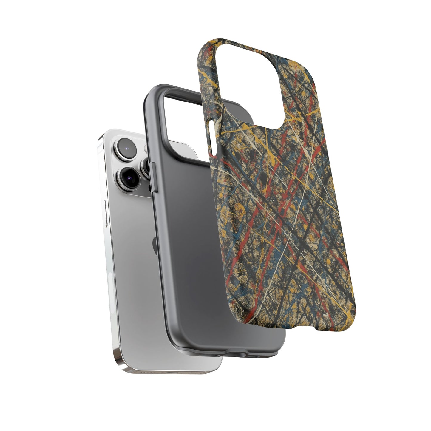 Tough Cases Phone Case - Bold Abstract Design, Stylish Mobile Cover, Unique Gift for Him/Her, Durable Accessory, Trendy Protection