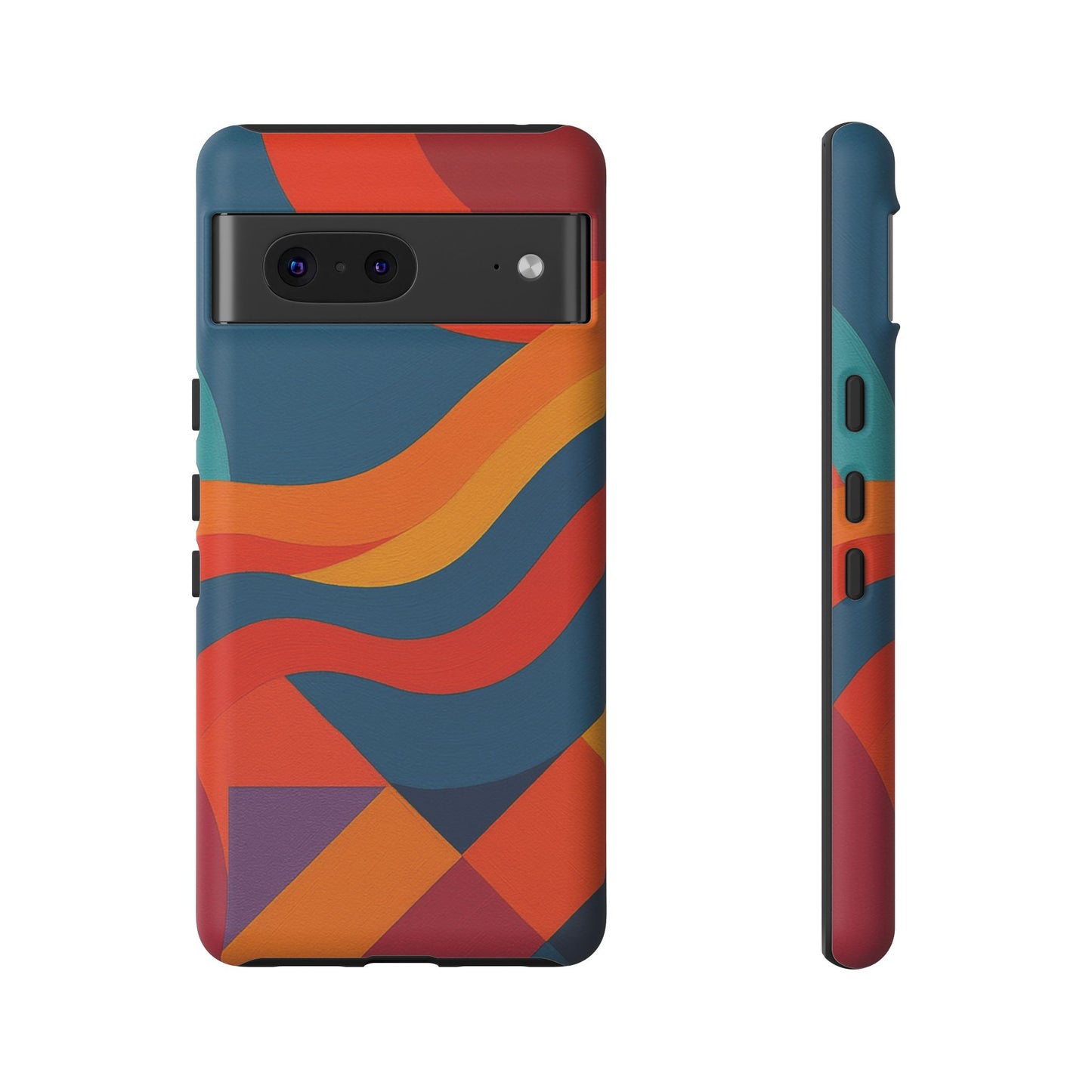 Vibrant Phone Case, Abstract Design Cover, Tough Cases for All Occasions, Stylish Gift for Tech Lovers, Modern Phone Accessories
