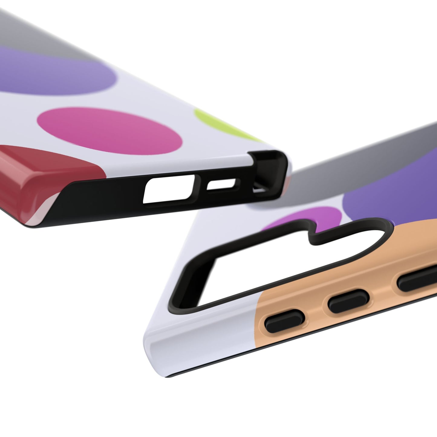 Colorful Geometric Phone Case, Bold Protective Cover for iPhone, Unique Gift for Trendy Teens, Fun Customizable Cases, Modern Design