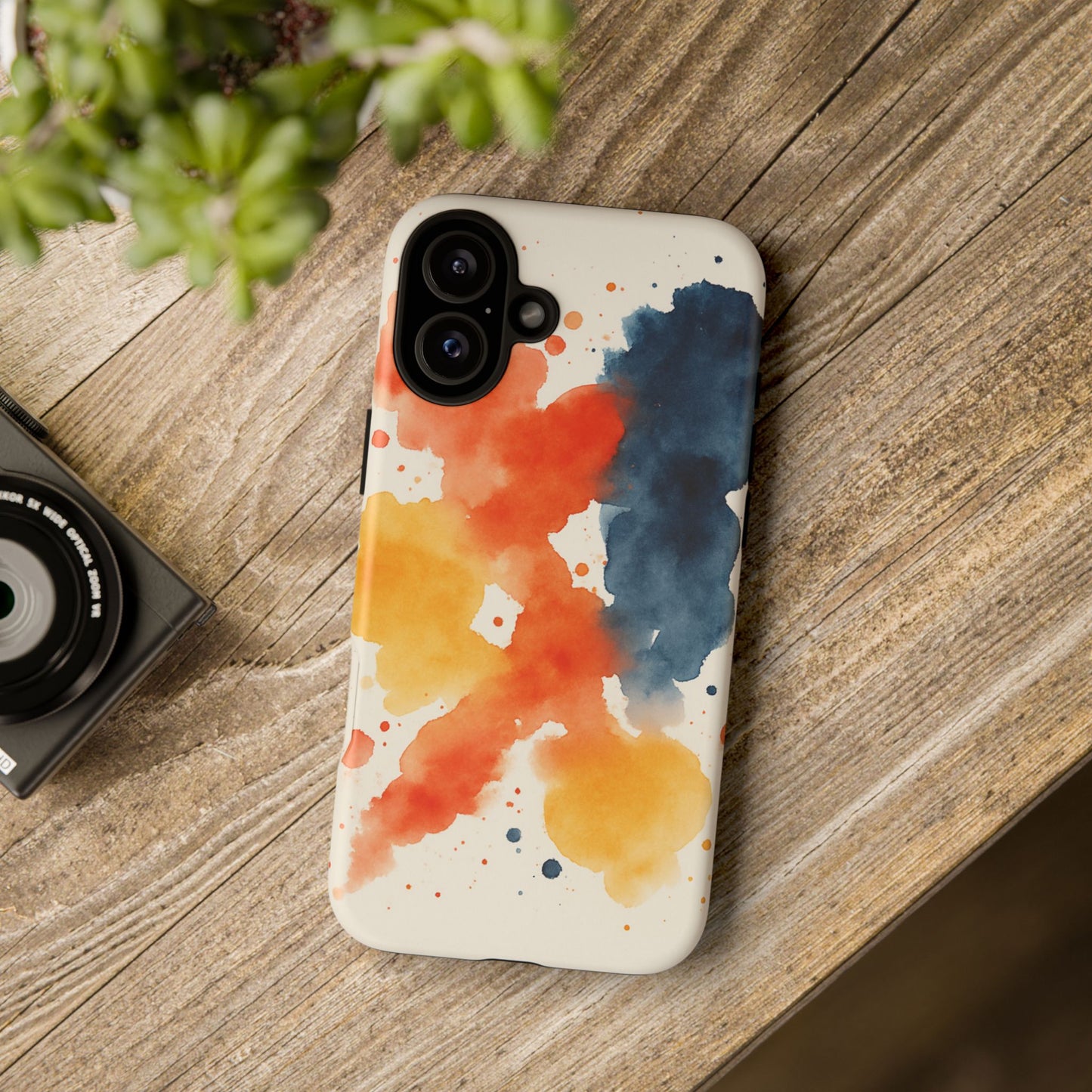 Watercolor Phone Case - Abstract Design, Tough Cases for Men & Women, Stylish Gift, Artistic Accessory for All Occasions