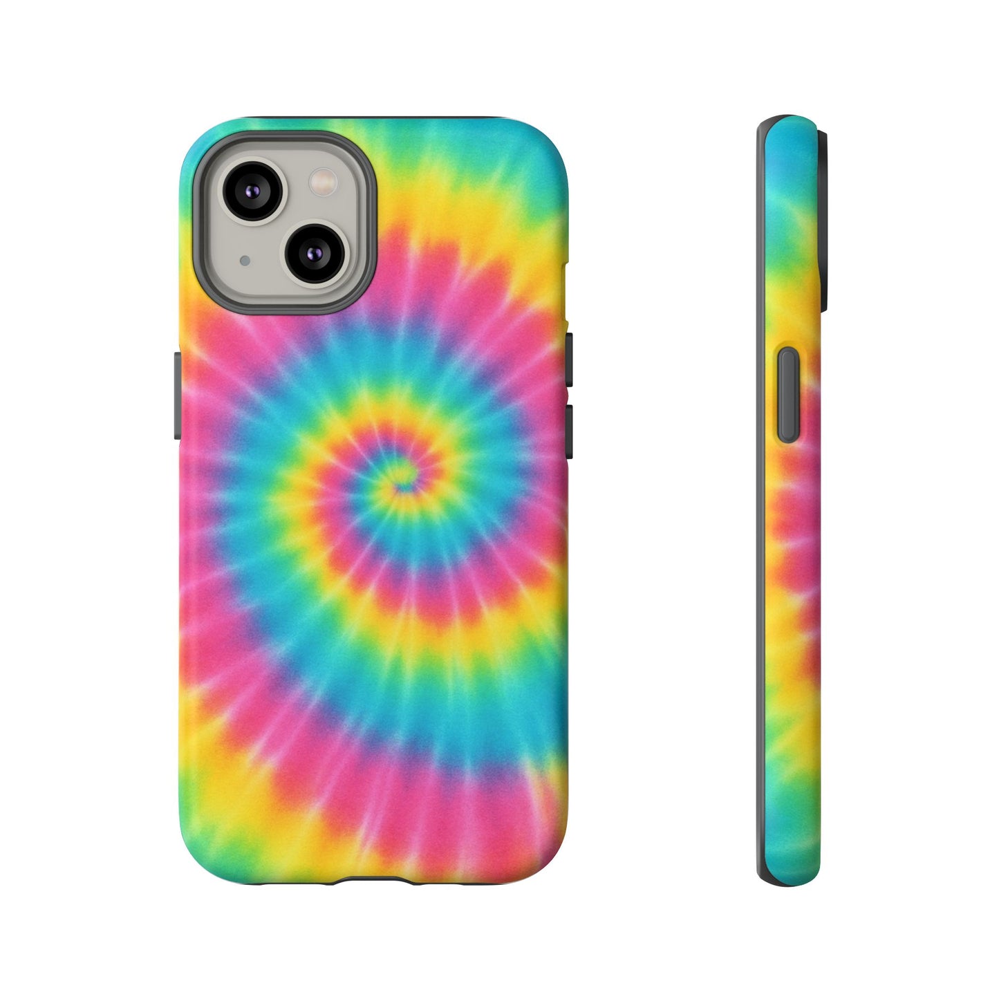 Colorful Tie-Dye Phone Case, Vibrant Phone Cover, Boho Style Accessory, Gift for Teens, Trendy Phone Accessories