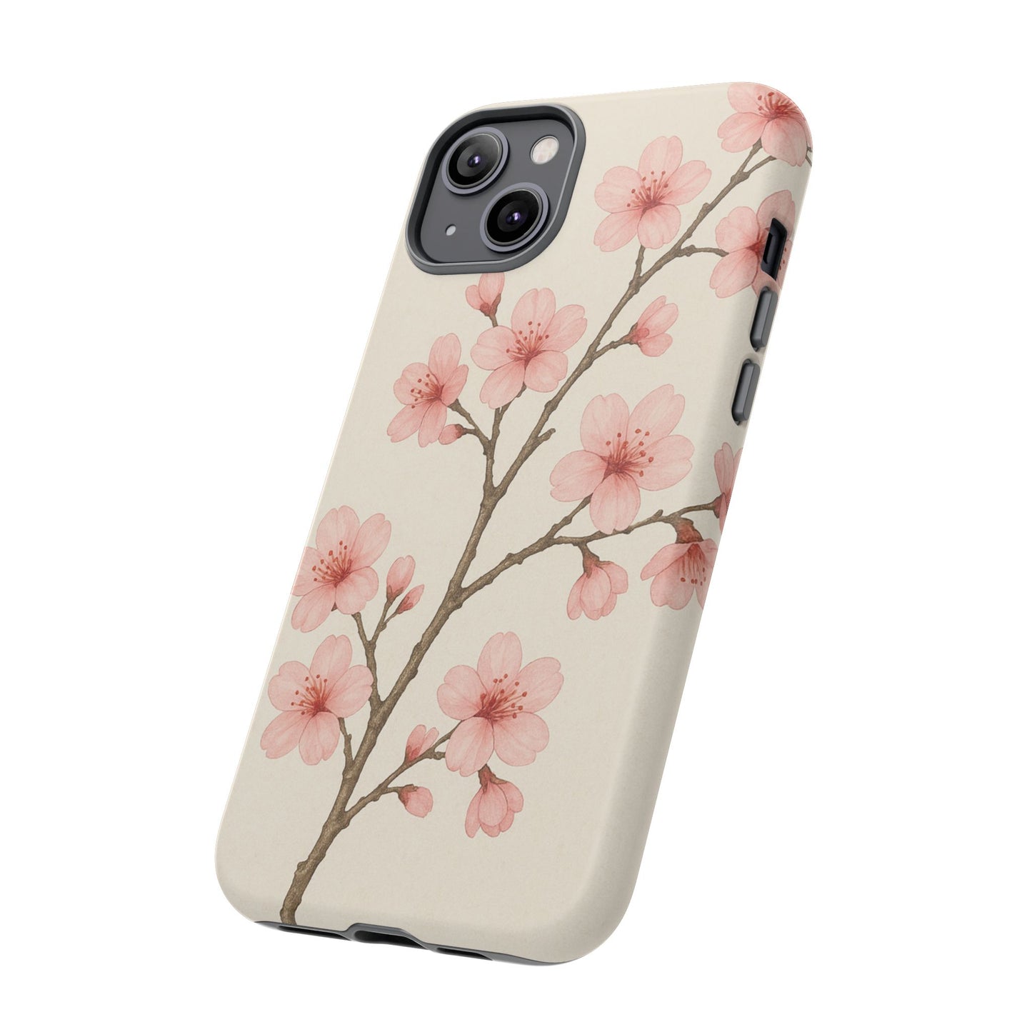 Cherry Blossom Phone Case, Floral Phone Cover, Tough Case for Gifts, Spring Decor, Cute Tech Accessories, Nature Lover's Gift