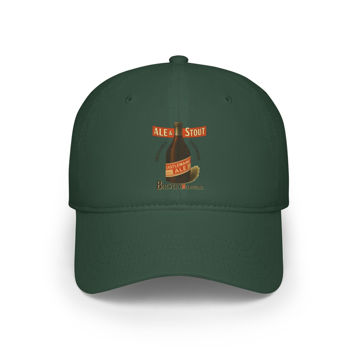 Beer Lover's Low Profile Baseball Cap, Stout Cap, Brewery Gift, Casual Headwear, Summer Hat, Craft Beer Merch