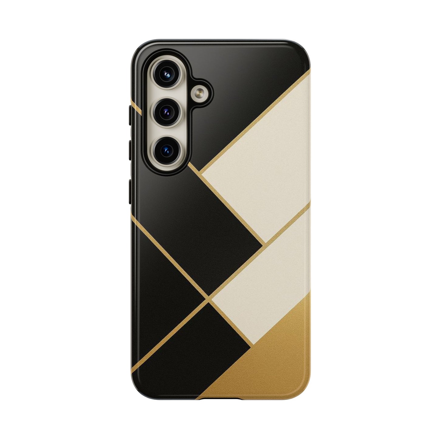 Chic Phone Case, Stylish Phone Cover, Geometric Design Case, Protective Mobile Case, Modern Phone Protector