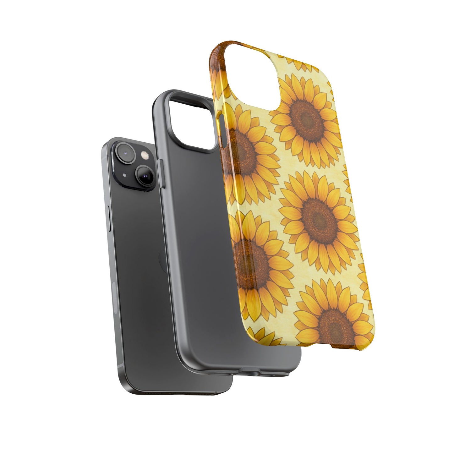 Sunflower Phone Cases - Tough Cases for Nature Lovers, Gift for Friends, Floral Design, Protective Case, Sunflower Decor