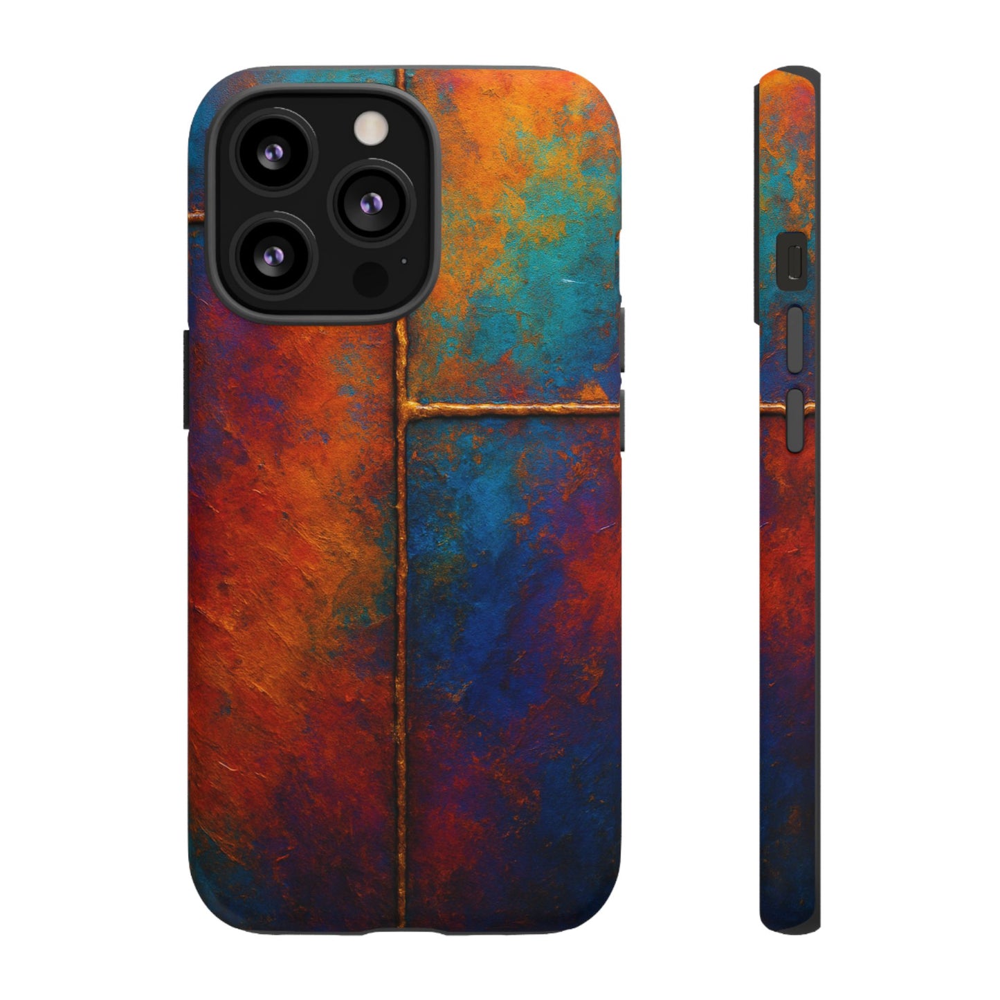 Colorful Artistic Phone Case, Tough Cases, Vibrant Phone Cover, Protective Case, Unique Gift for Art Lovers, Birthday Gift