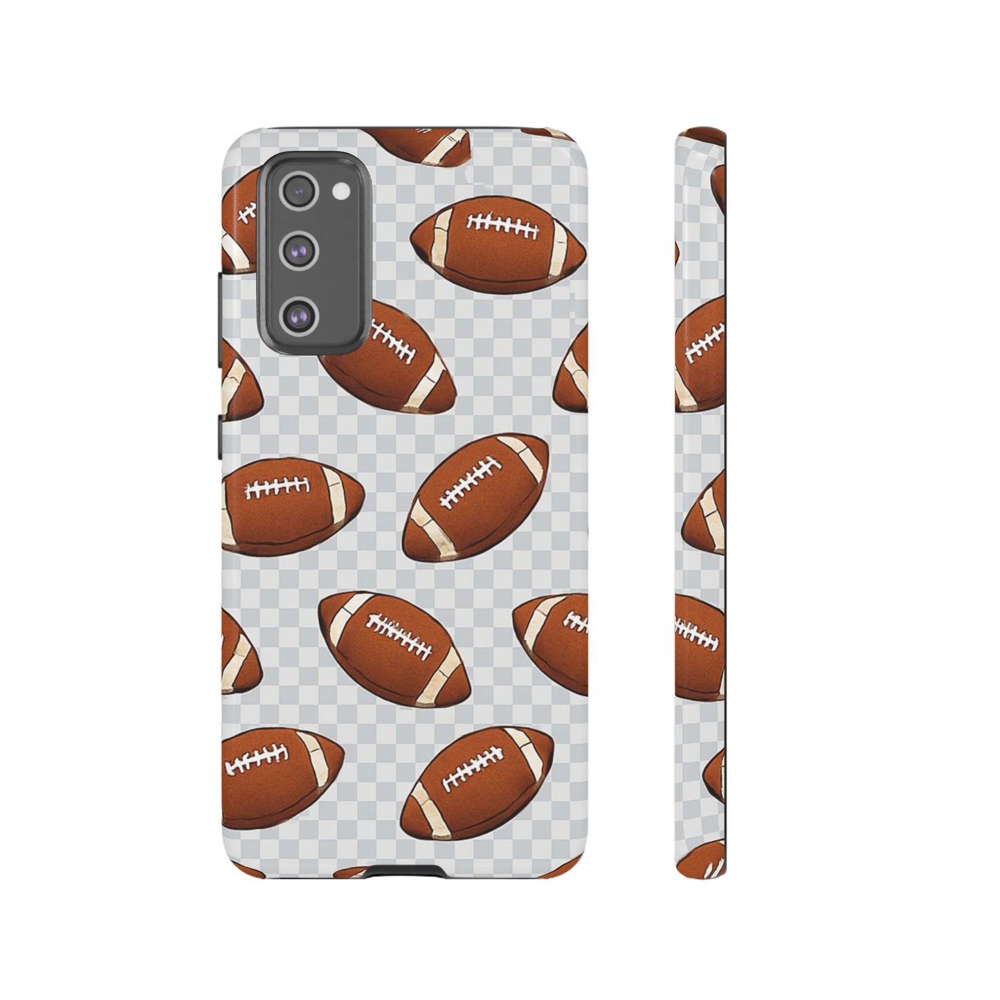 Football Phone Case, Tough Cases for Sports Fans, Unique Gift for Football Lovers, Protective Decor, Athletic Accessories