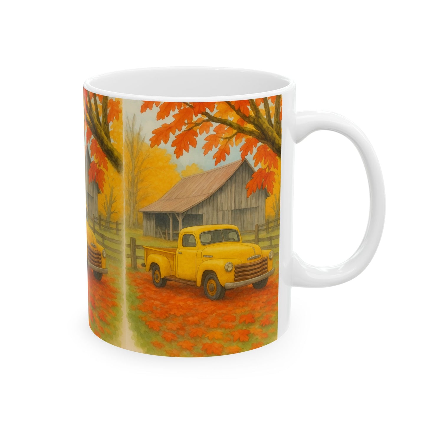 Autumn Farmhouse Ceramic Mug - Cozy Fall Decor, Gift for Coffee Lovers, [...]