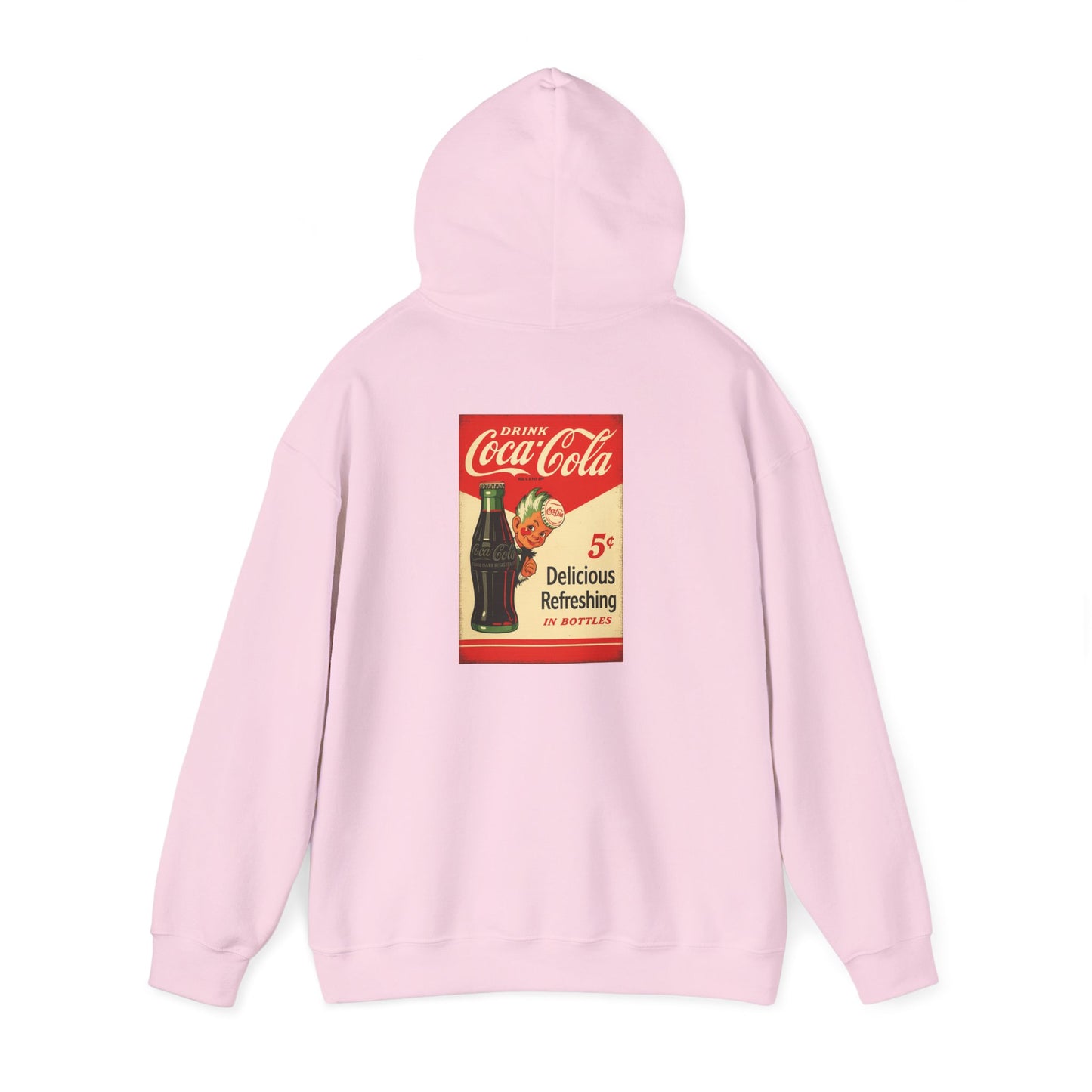 Vintage Coca-Cola Hoodie, Retro Sweatshirt Gift, Unisex Casual Wear, Perfect for Nostalgia Lovers, Ideal for Everyday Use