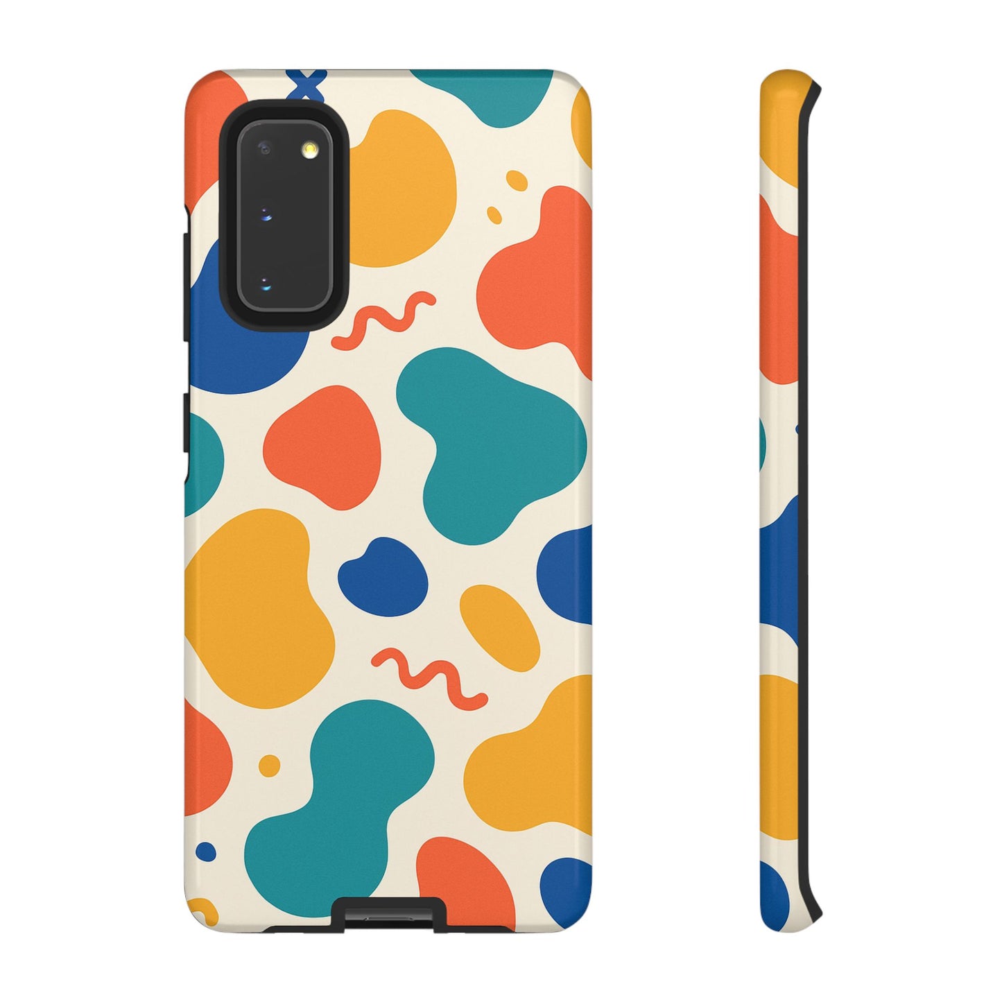 Colorful Phone Case with Abstract Design, Stylish Phone Cover, Trendy Tech Accessory for Her, Unique Gift Idea, Fun Patterned Case