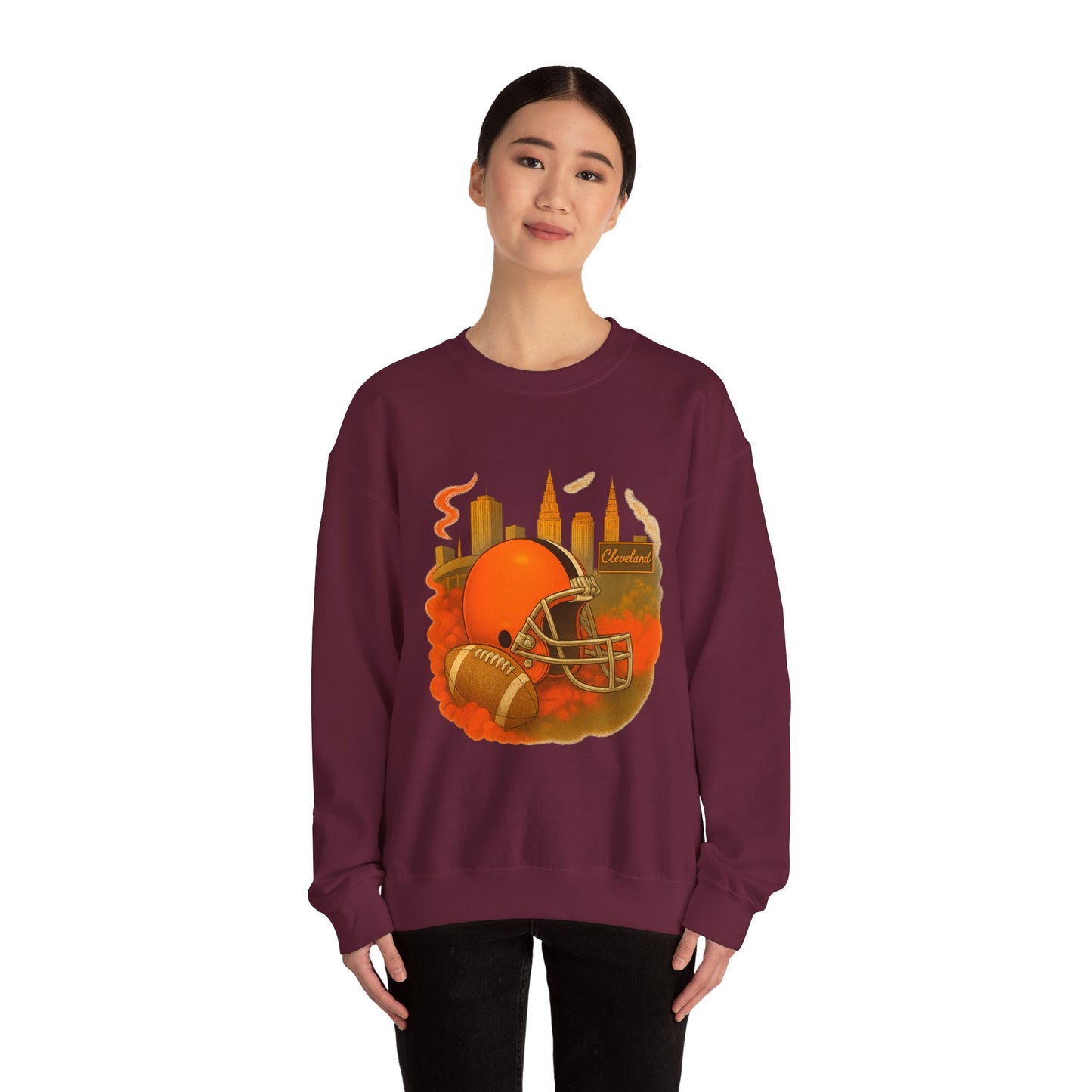 Cleveland Football Crewneck Sweatshirt