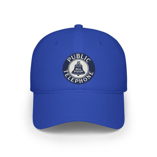 Vintage Public Telephone Baseball Cap | Retro Cap, Unisex Gift, Summer Accessory, Nostalgic Hat, Festival Gear