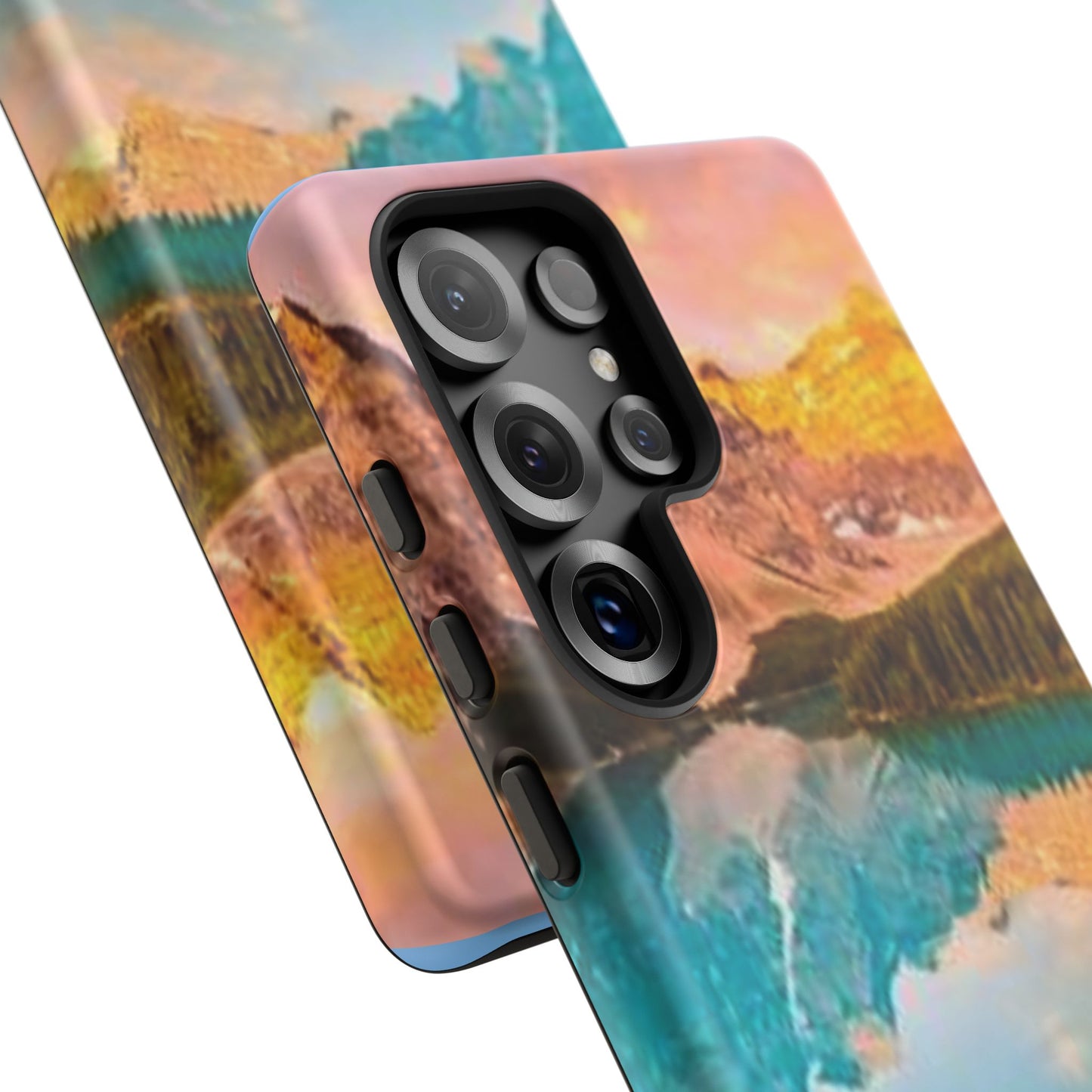 Nature-Inspired Phone Case with Mountain and Lake Design, Aesthetic Tough Cases for Outdoor Lovers, Phone Protection, Gift for Nature [...]