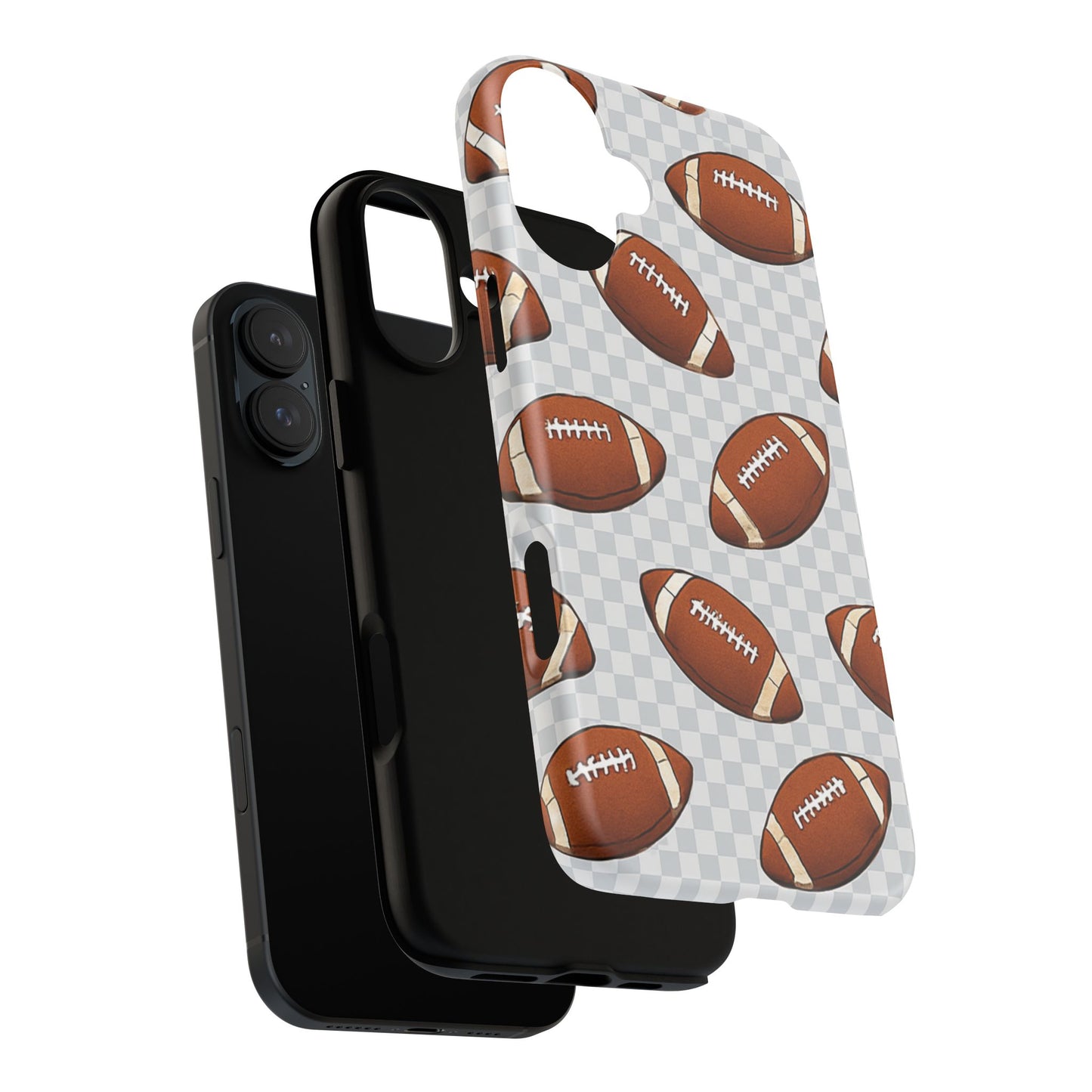 Football Phone Case, Tough Cases for Sports Fans, Unique Gift for Football Lovers, Protective Decor, Athletic Accessories