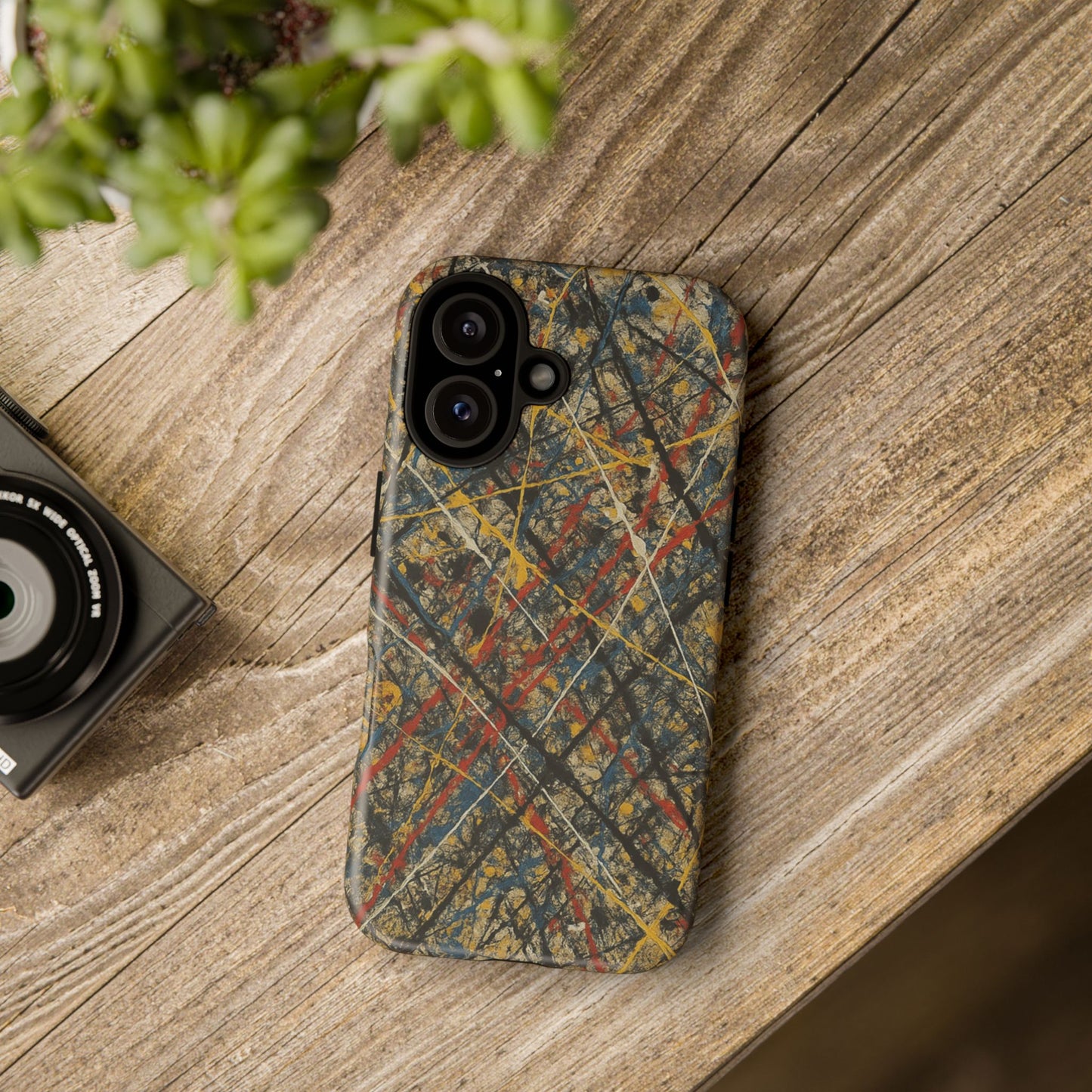Tough Cases Phone Case - Bold Abstract Design, Stylish Mobile Cover, Unique Gift for Him/Her, Durable Accessory, Trendy Protection