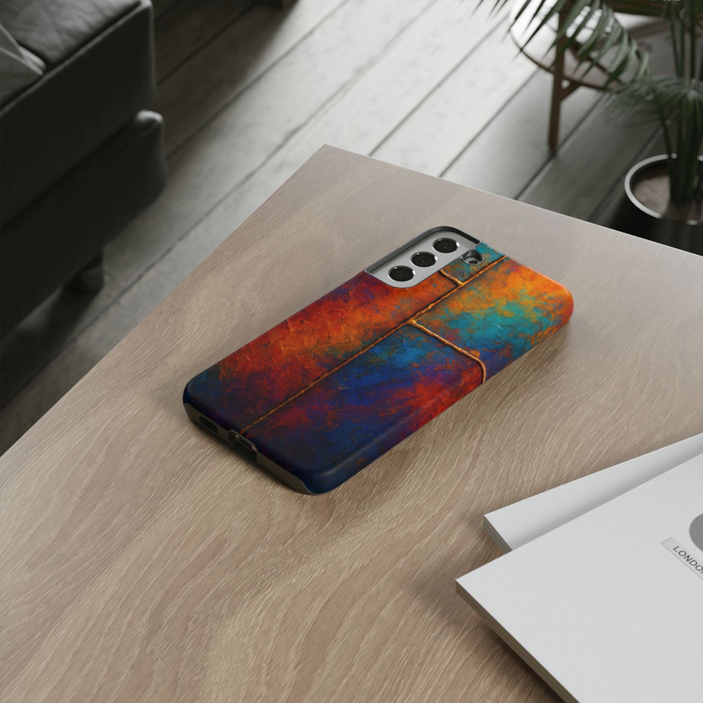 Vibrant Phone Case, Colorful Tough Case Cover, Artistic Phone Protector, Unique Smartphone Accessories, Gift for Tech Lovers