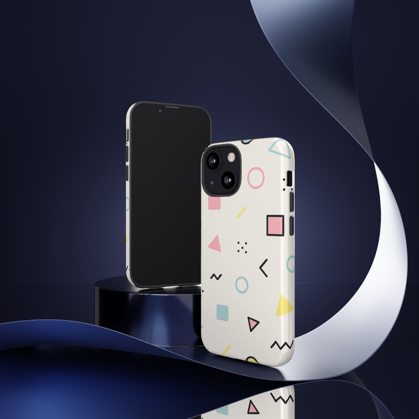 Geometric Phone Case - Stylish Tough Cases for Trendsetters, Unique Phone Covers, Modern Accessories, Gift Ideas for Her