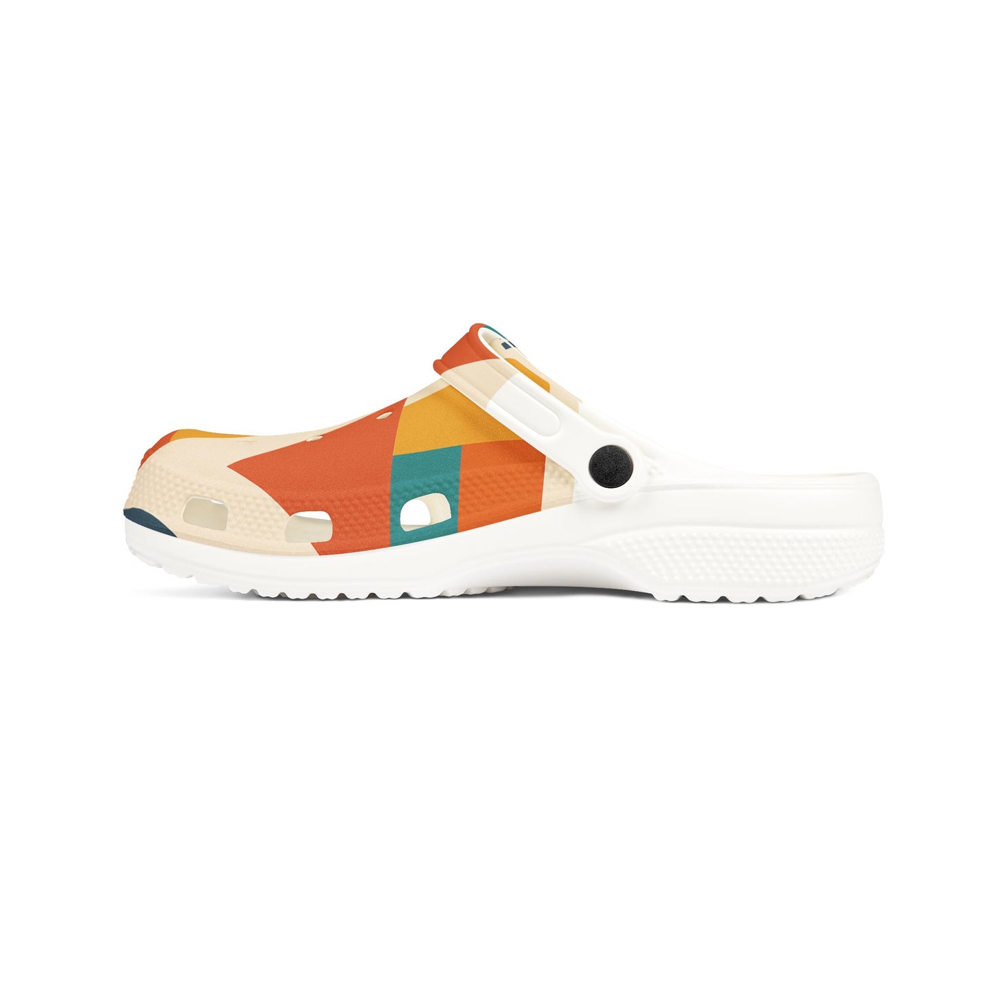 Stylish EVA Foam Rubber Clogs - Colorful AOP Design for Comfort & Fun, Perfect for Summer, Casual Outings, Garden Wear, Gift Ideas