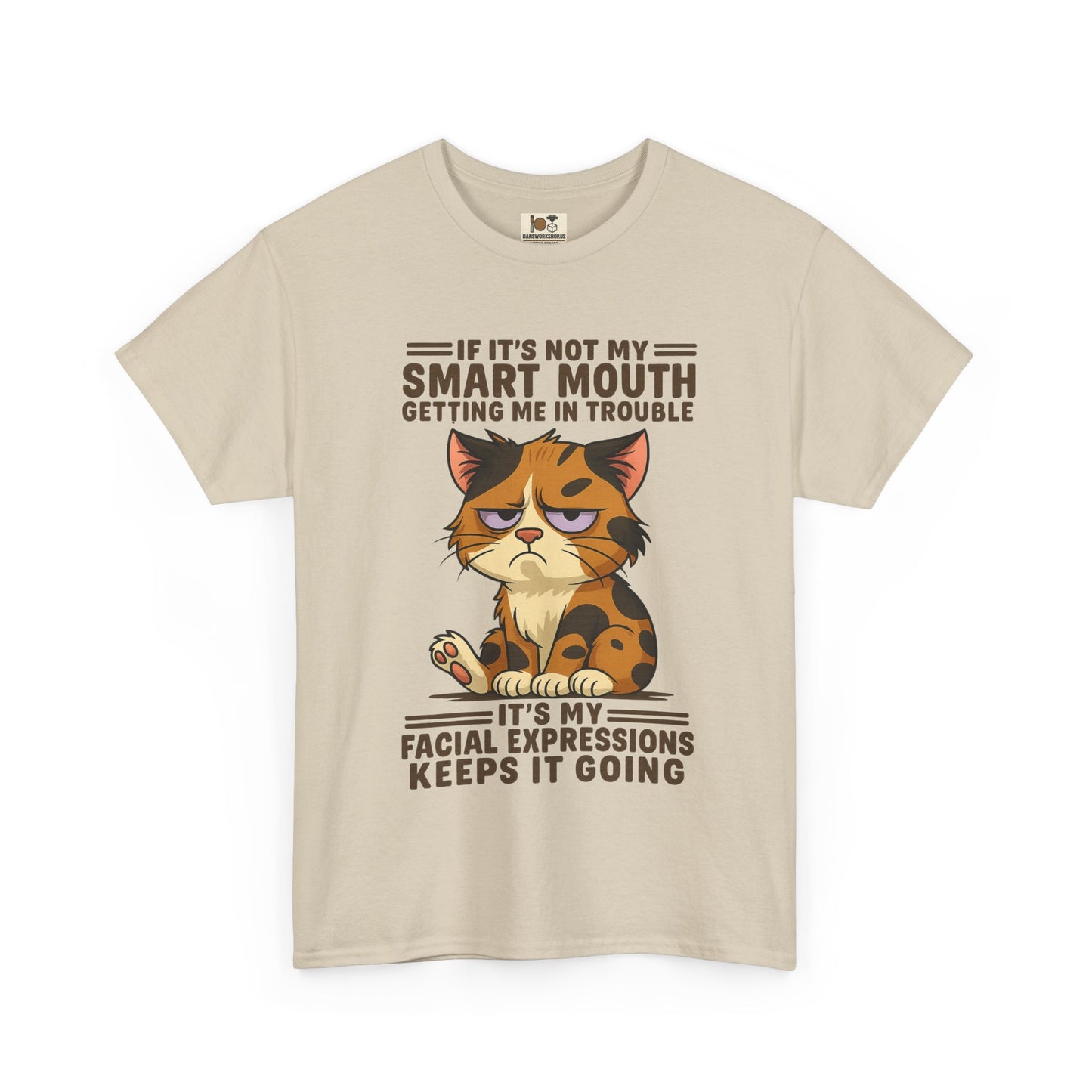Sassy Cat Quote Tee, Funny Animal Shirt, Unisex Cotton T-Shirt, Gift for Cat Lovers, Humor Apparel, Cute Pet Theme