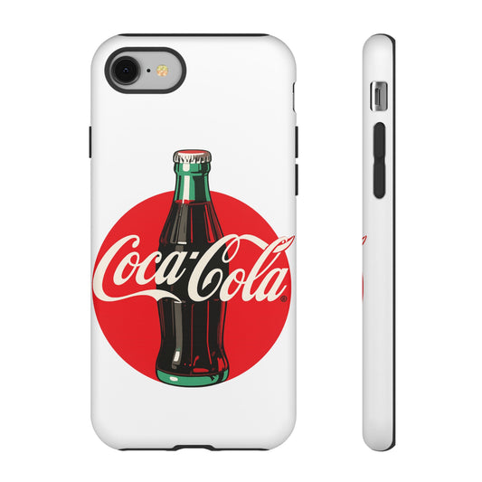 Coca-Cola Tough Phone Cases, Vintage Soda Drink, Retro Style, Unique Gift, Phone Accessories, Summer Vibes