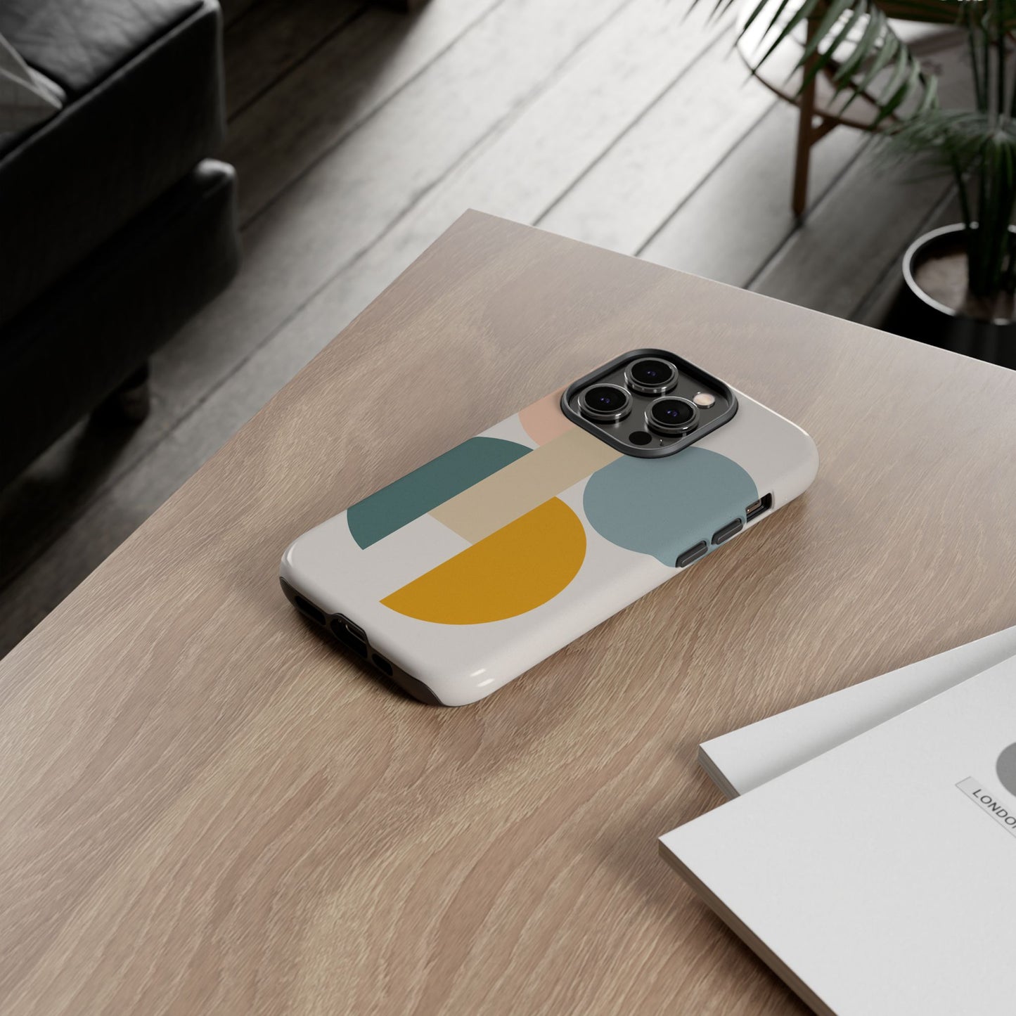 Minimalist Geometric Phone Case, Stylish Protective Cover for Phones, Modern Design, Gift for Him/Her, Trendy Tech Accessory