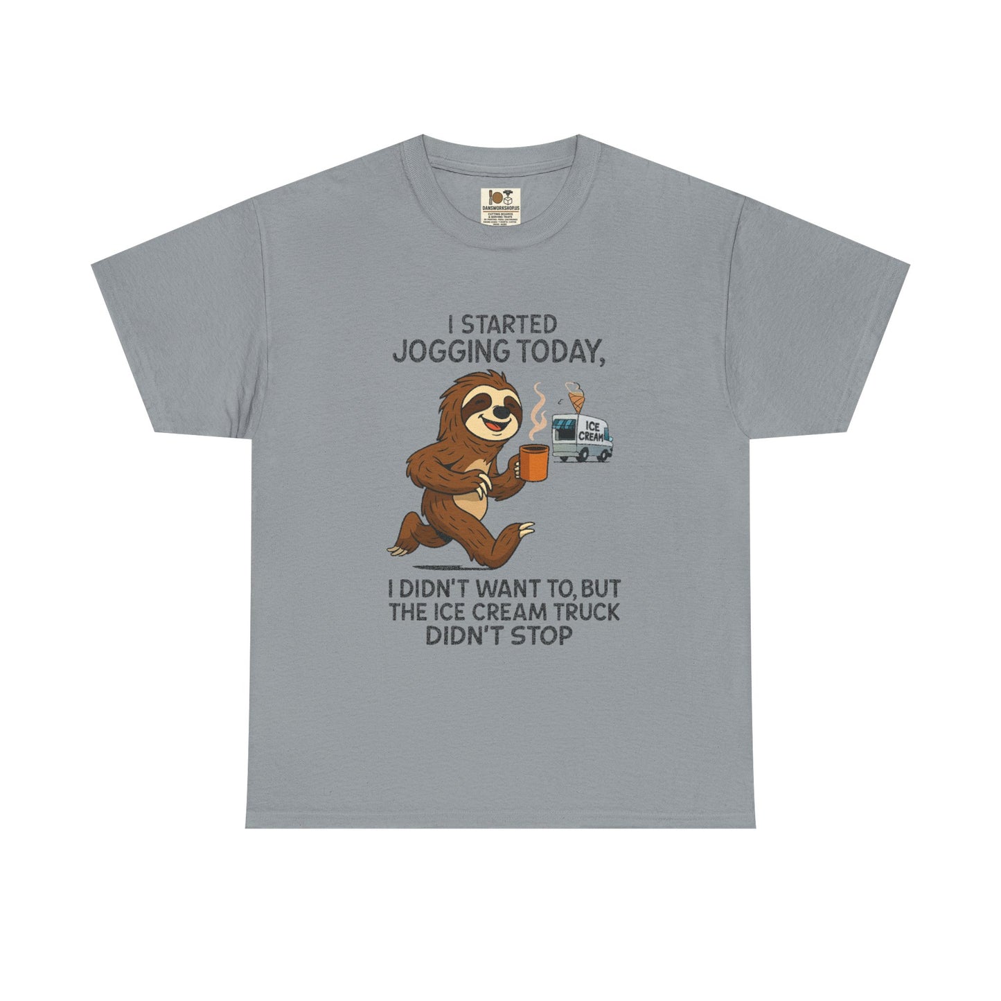 Funny Sloth Jogging T-Shirt | Gift for Exercise Lovers, Animal Humor Tee, Cute Sloth Apparel, Birthday Gift, Casual Wear