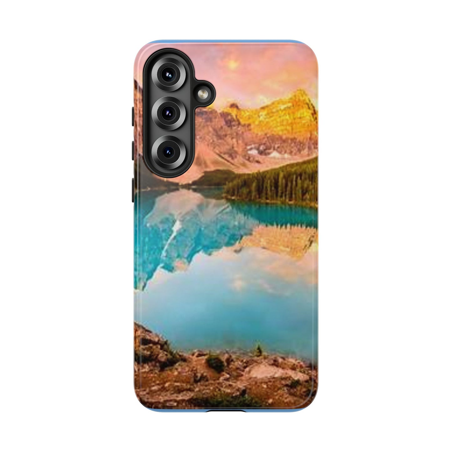 Nature-Inspired Phone Case with Mountain and Lake Design, Aesthetic Tough Cases for Outdoor Lovers, Phone Protection, Gift for Nature [...]