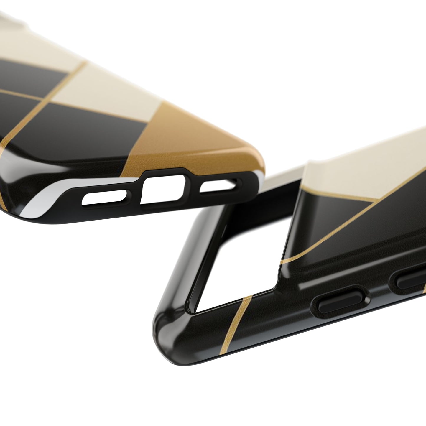 Chic Phone Case, Stylish Phone Cover, Geometric Design Case, Protective Mobile Case, Modern Phone Protector