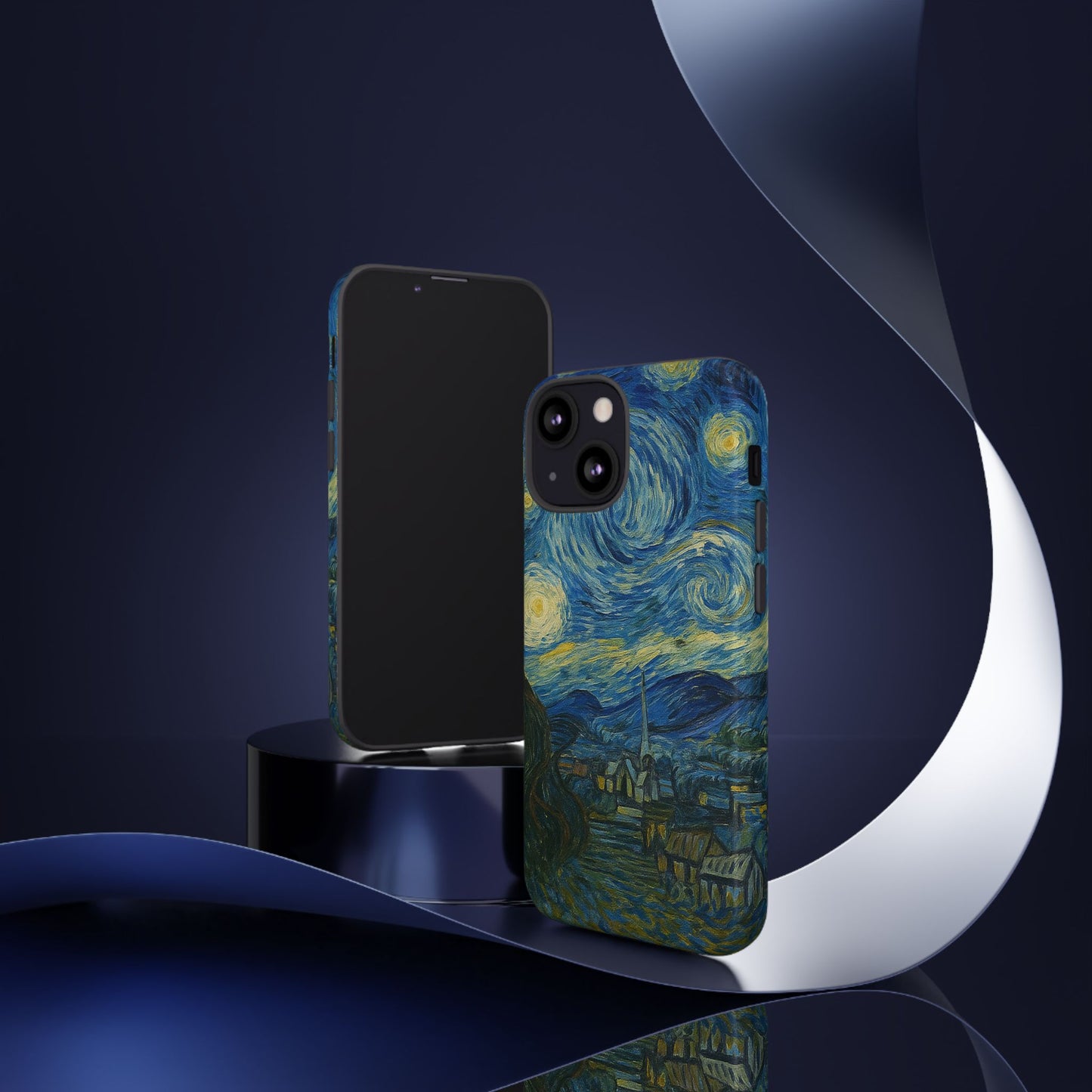 Starry Night Phone Case, Artistic Cell Phone Cover, Gift for Art Lovers, Unique Phone Accessory, Birthday Gift for Him/Her, Tough Cases