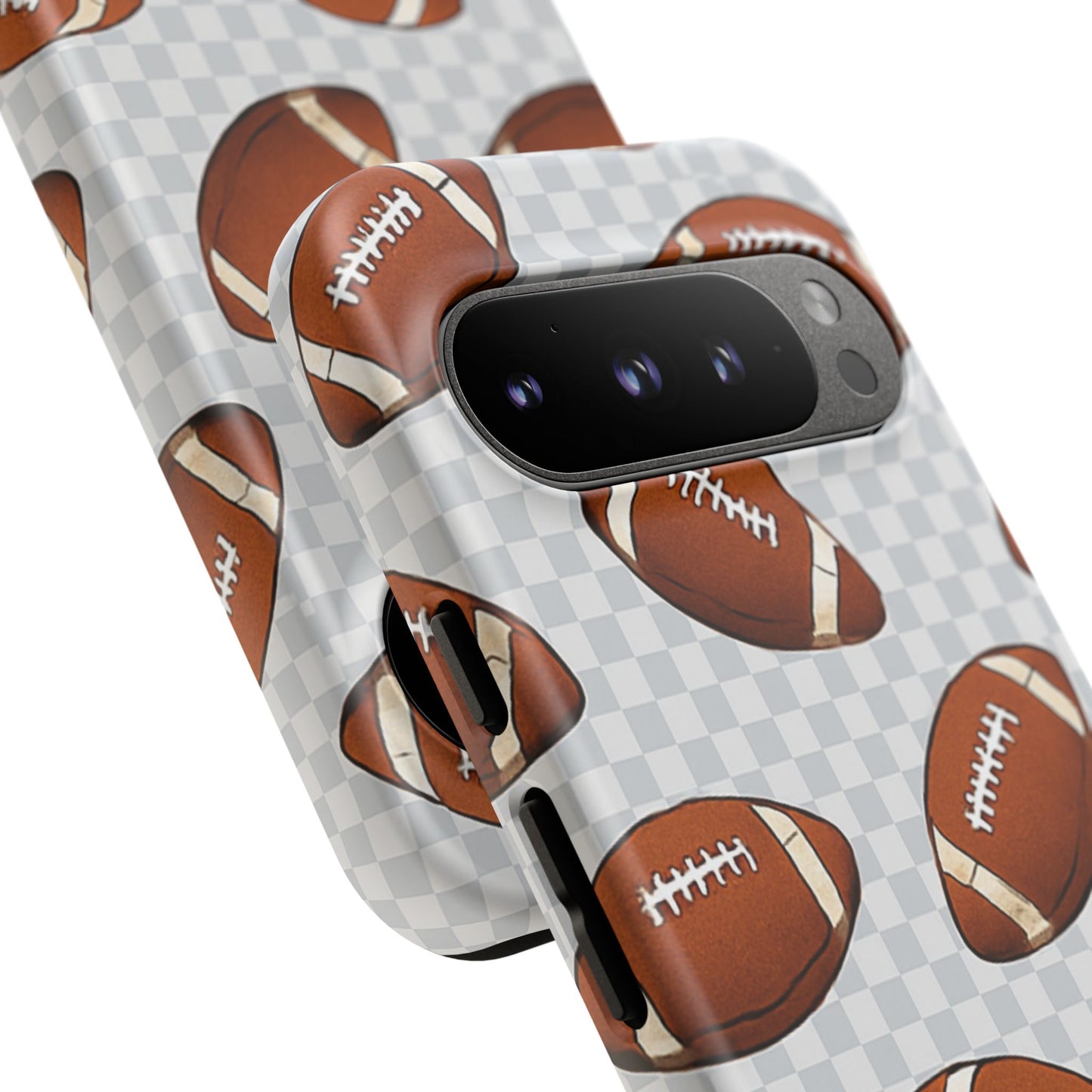Football Phone Case, Tough Cases for Sports Fans, Unique Gift for Football Lovers, Protective Decor, Athletic Accessories