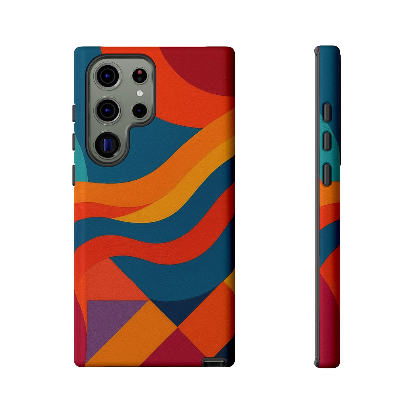 Vibrant Phone Case, Abstract Design Cover, Tough Cases for All Occasions, Stylish Gift for Tech Lovers, Modern Phone Accessories