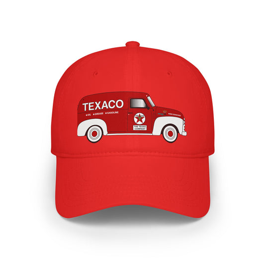 Vintage Texaco Truck Low Profile Baseball Cap, Relaxed Fit Hat, Outdoor Cap, Gift for Car Lovers, Vintage Style Headwear