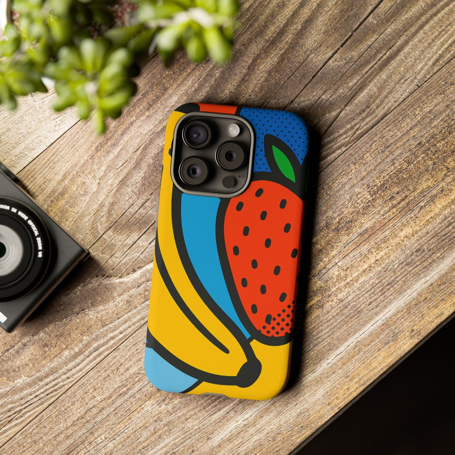 Colorful Fruit Phone Case - Tough Cases - Fun, Vibrant, Unique, Gifts for Friends, Summer Accessories, Trendy Phone Protector
