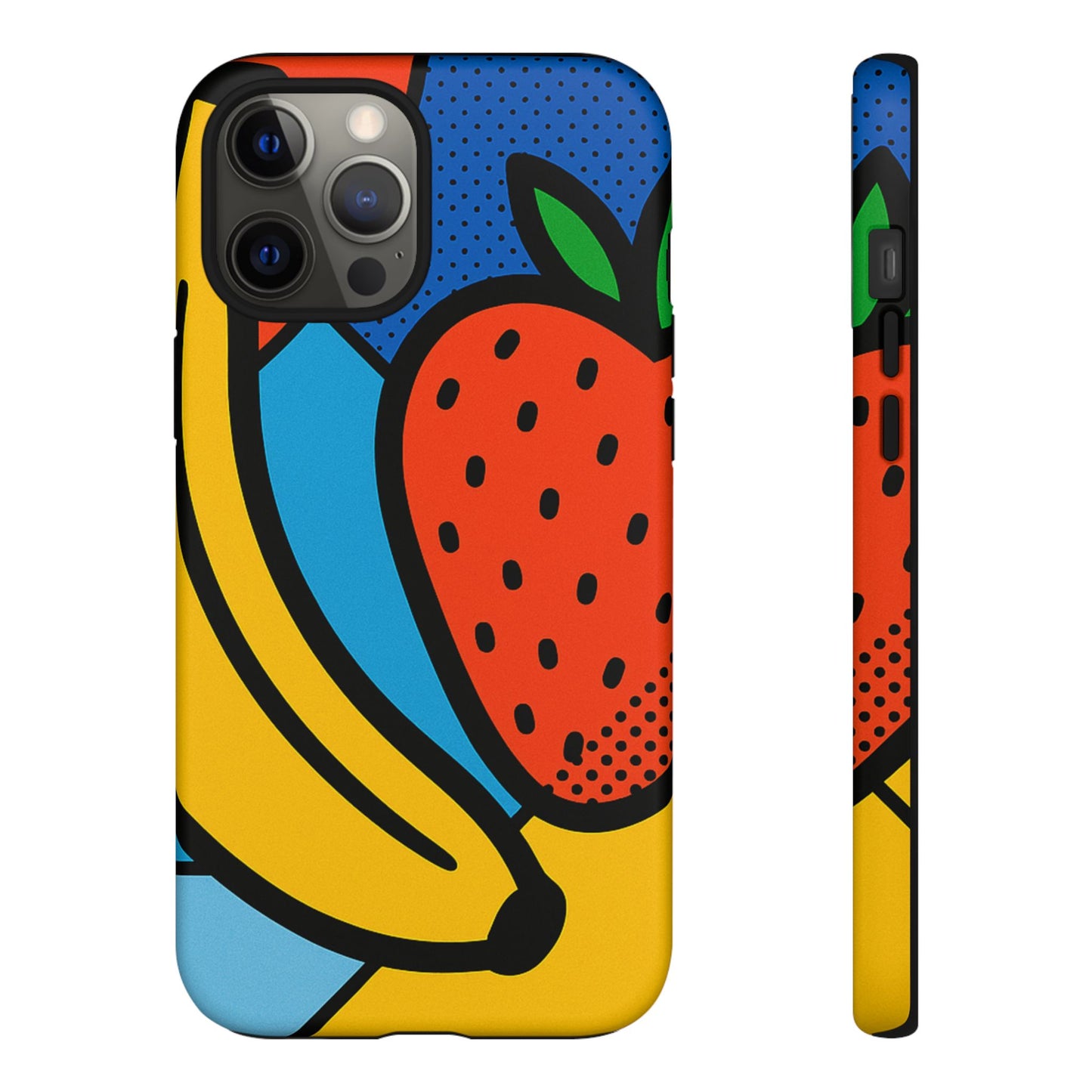Colorful Fruit Phone Case - Tough Cases - Fun, Vibrant, Unique, Gifts for Friends, Summer Accessories, Trendy Phone Protector