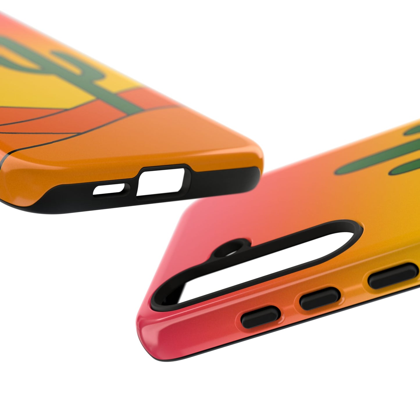 Desert Vibes Phone Case, Tough Cases, Cactus Design, Colorful Phone Cover, Summer Aesthetic, Unique Gift Idea