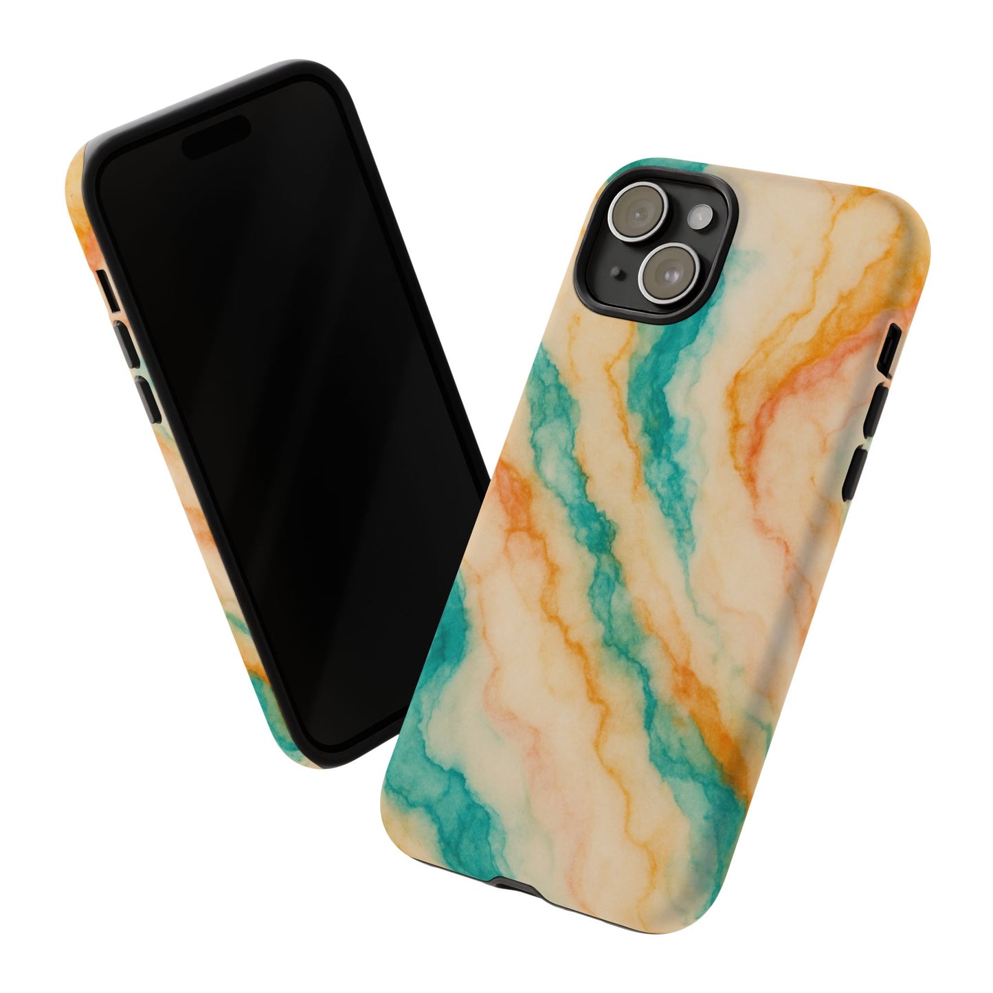 Stylish Phone Case - Tough Cases with Abstract Marble Design, Trendy Accessory, Gift for Her, Protective Case, Unique Phone Cover