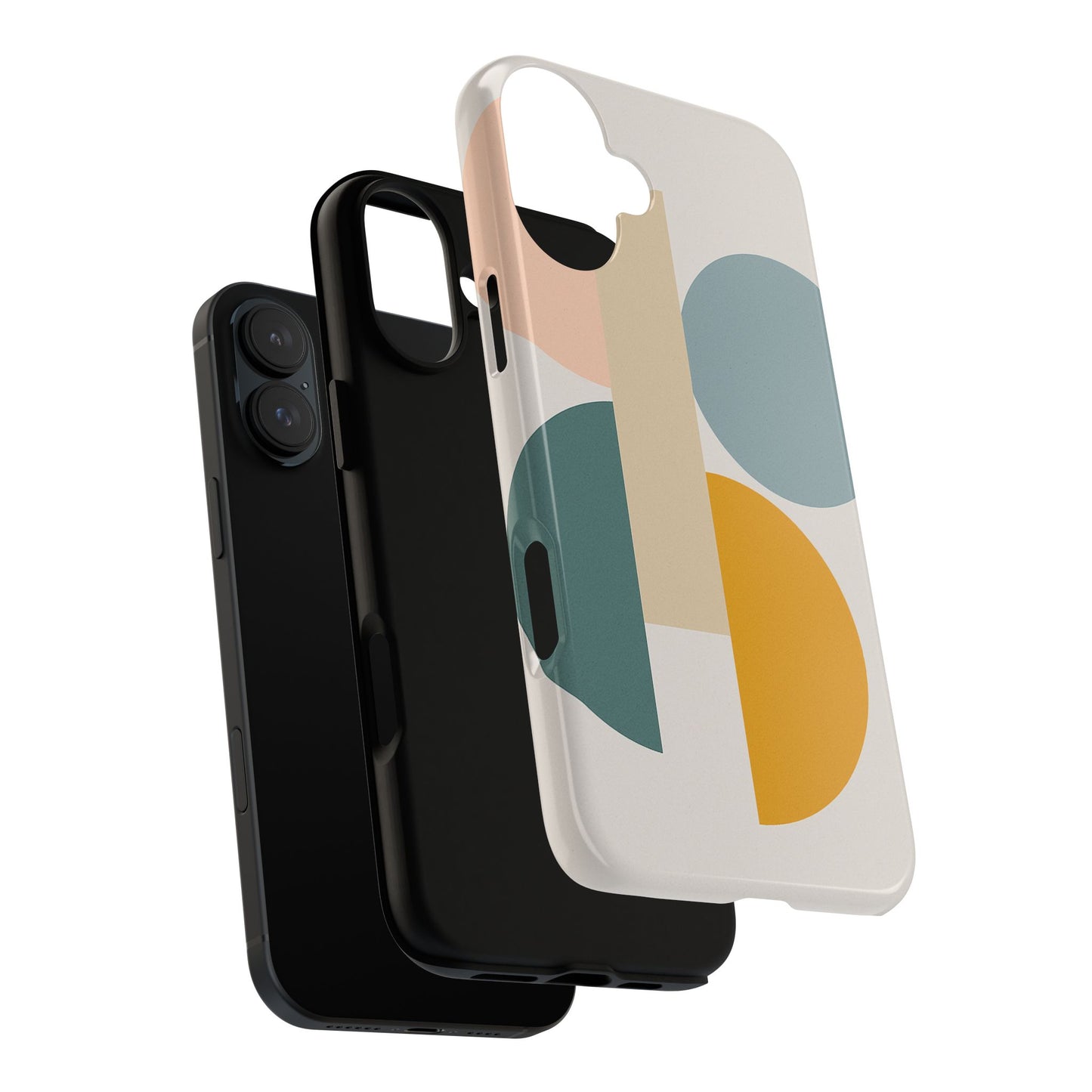 Minimalist Geometric Phone Case, Stylish Protective Cover for Phones, Modern Design, Gift for Him/Her, Trendy Tech Accessory