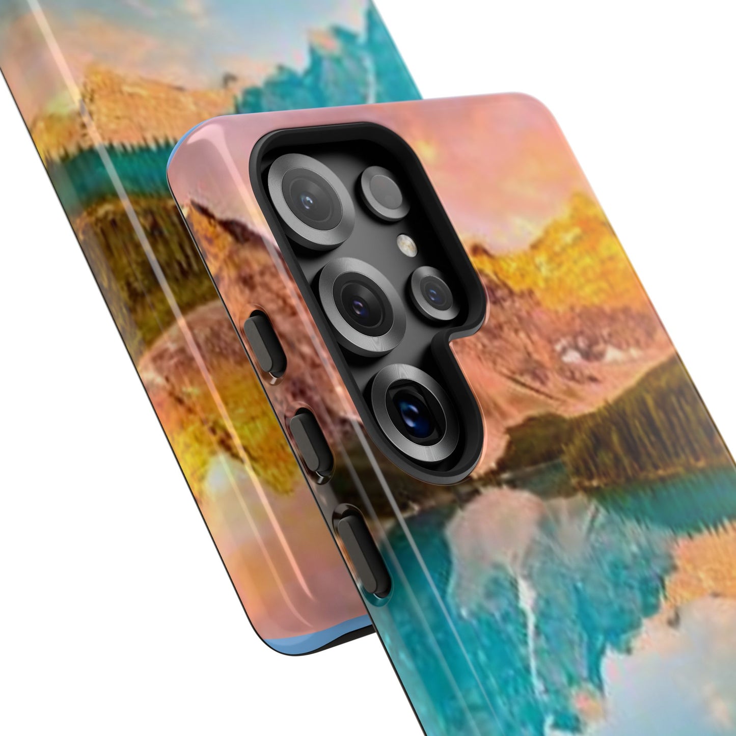 Nature-Inspired Phone Case with Mountain and Lake Design, Aesthetic Tough Cases for Outdoor Lovers, Phone Protection, Gift for Nature [...]