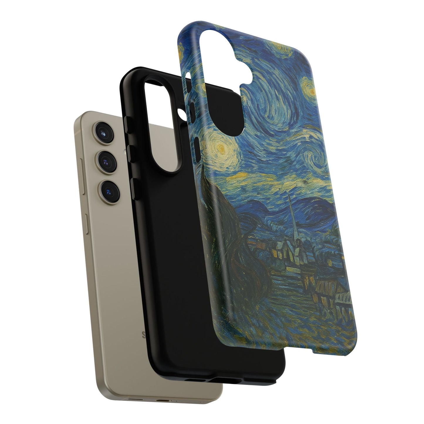 Starry Night Phone Case, Artistic Cell Phone Cover, Gift for Art Lovers, Unique Phone Accessory, Birthday Gift for Him/Her, Tough Cases