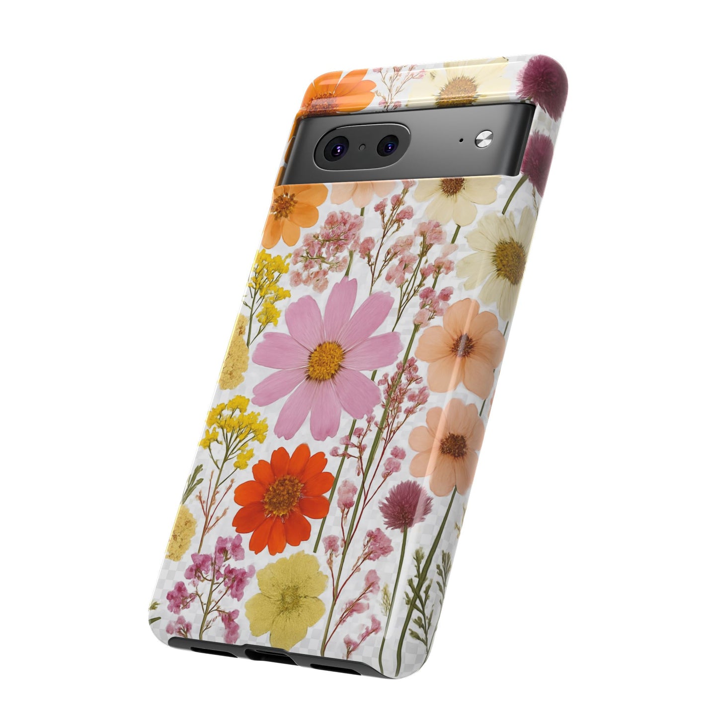 Floral Phone Case - Tough Cases, Stylish Protective Cover, Flower Design, Trendy Gift, Nature Lover Accessory, DRIED FLOWERS