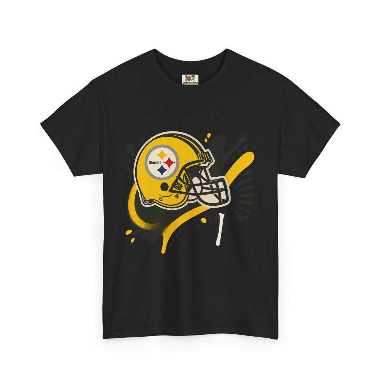 Pittsburgh Steelers Inspired Unisex Heavy Cotton Tee, Sports Fan T-Shirt, Game Day Apparel, Gift for Him/Her, Football Season Style