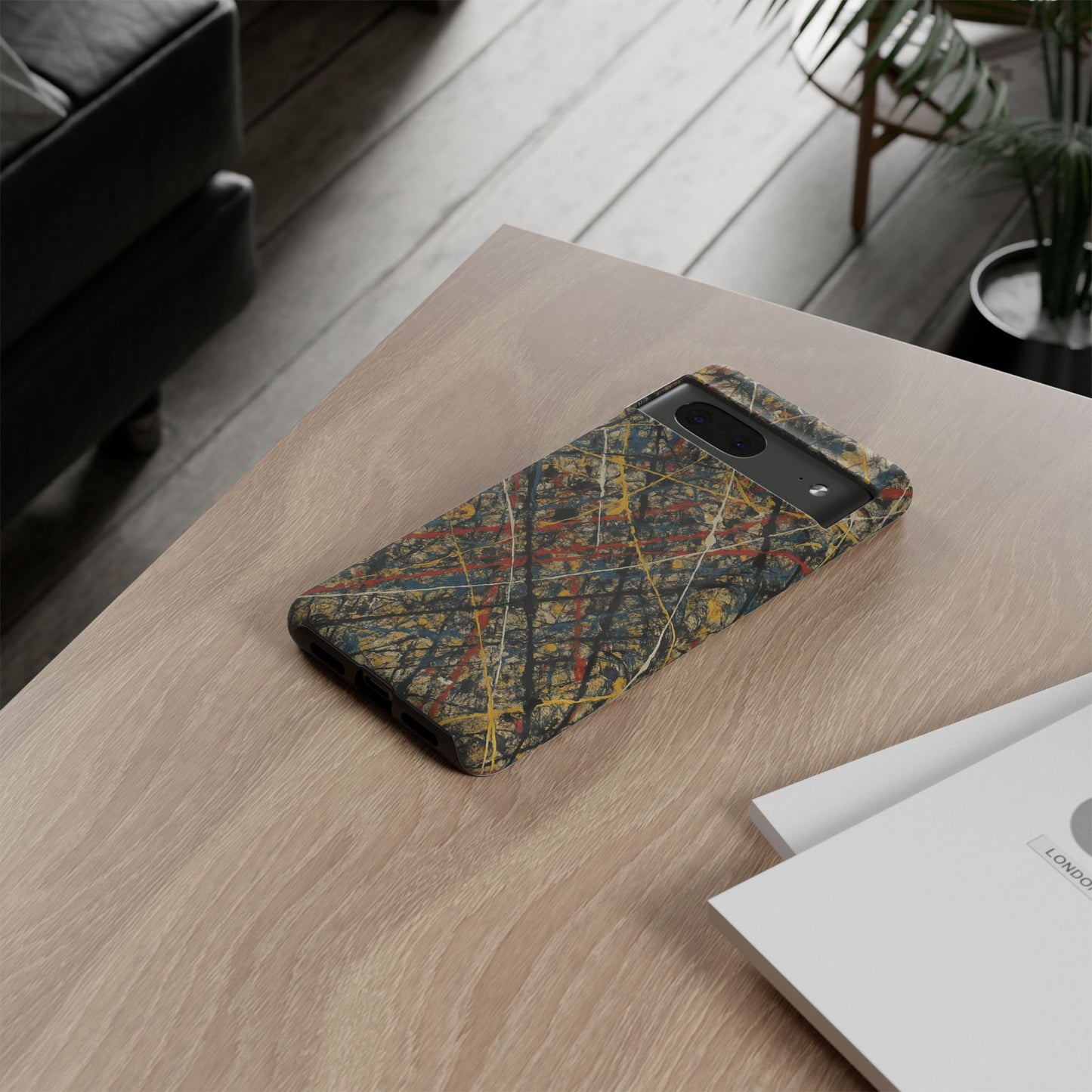 Tough Cases Phone Case - Bold Abstract Design, Stylish Mobile Cover, Unique Gift for Him/Her, Durable Accessory, Trendy Protection