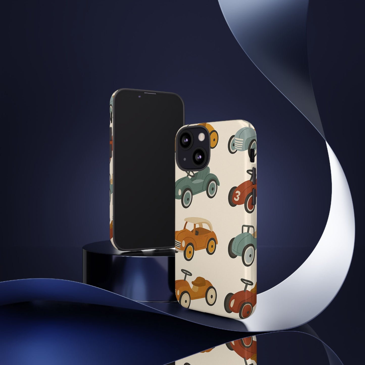 Vintage Car Phone Case, Tough Cases, Kids Gift, Car Lover Accessory, Retro Style, Phone Protection, Unique Design, pedal cars